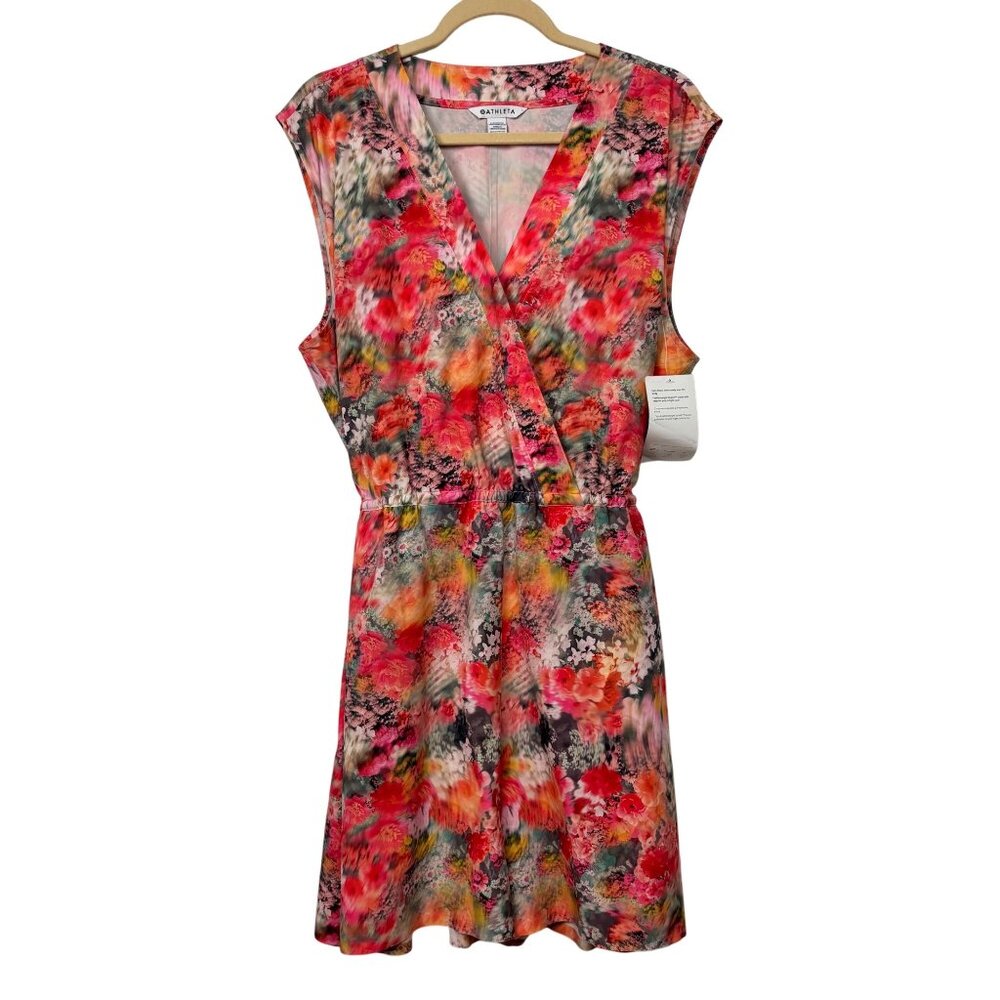 NWT Athleta Plus Size 2X Floral Print Sleeveless Romper